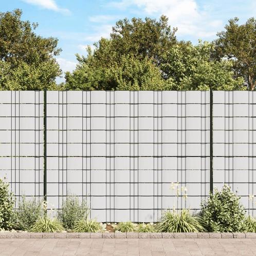 vidaXL Tuinscherm 70x0,19 m PVC wit, Tuin en Terras, Schuttingen, Nieuw, Kunststof, Minder dan 1 meter, Verzenden
