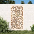vidaXL Wanddecoratie tuin schelpenontwerp 105x55 cm, Verzenden, Nieuw