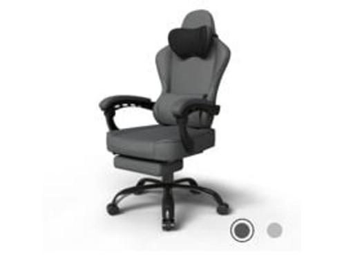 Devoko gamingstoel - Donkergrijs - Max.120 kg - 52x50.5x133, Huis en Inrichting, Woonaccessoires | Overige, Nieuw, Verzenden