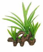 SF Easy Plants Hout Met Microsorium 22cm (SF  kunstplanten), Dieren en Toebehoren, Ophalen of Verzenden, Nieuw, Plant(en), Steen of Hout