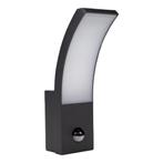 LED Wandlamp met sensor | 9W | Curve | IP54, Ophalen of Verzenden, Nieuw, Modern