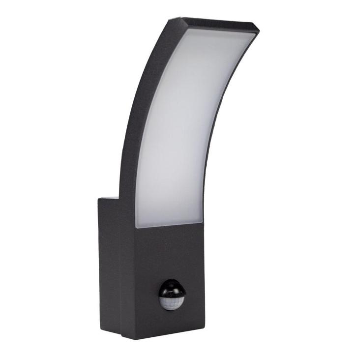 LED Wandlamp met sensor | 9W | Curve | IP54, Huis en Inrichting, Lampen | Wandlampen, Nieuw, Ophalen of Verzenden