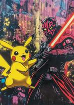 ANDSAL - (LOT of 2) Urban & Grafliti Pikachu & Darth Maul, Nieuw