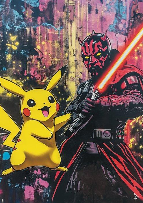 ANDSAL - (LOT of 2) Urban & Grafliti Pikachu & Darth Maul, Spelcomputers en Games, Spelcomputers | Overige Accessoires