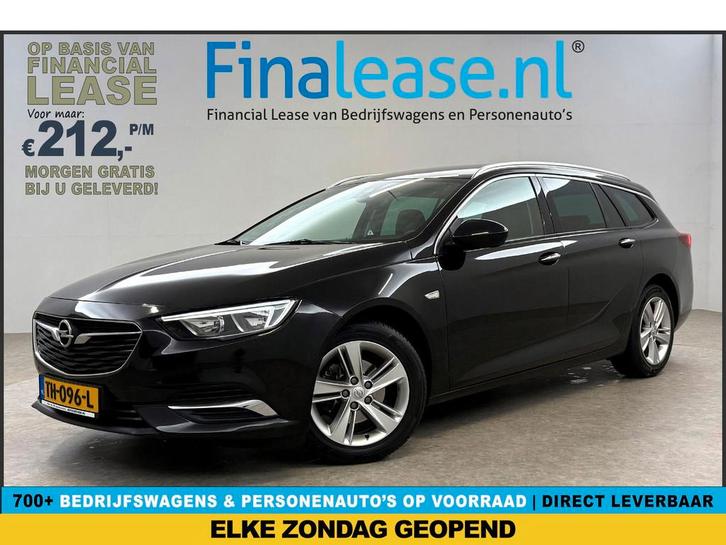 Opel Insignia 1.5 Turbo Business Executive Carplay Trekhaak, Auto's, Opel, Lease, Handgeschakeld, Stationwagon, Benzine, B, Zwart