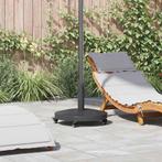 vidaXL Buiten Parasolvoet Donkergrijs 48 x 48 x 32 cm Staal,, Tuin en Terras, Parasols, Verzenden, Nieuw, Minder dan 1 meter, Parasolvoet