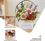 Robotime Houten Bloemenmand Bloemen Bouwpakket Knutselen..., Verzenden, Nieuw