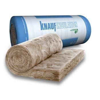Naturoll 037 8,2m x 0,38m x 9cm  Rd 2,4  Knauf glaswol, Doe-het-zelf en Verbouw, Isolatie en Afdichting, Nieuw, 15 m² of meer