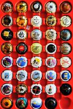 Collectie champagnecapsules - allemaal champagnehuizen