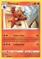 Torracat 031/195 Silver Tempest, Hobby en Vrije tijd, Verzamelkaartspellen | Pokémon, Losse kaart, Nieuw, Foil, Ophalen of Verzenden
