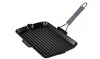 Staub - Grillpan met handvat Zwart van €85 voor €63, Huis en Inrichting, Keuken | Potten en Pannen, Ophalen of Verzenden, Nieuw