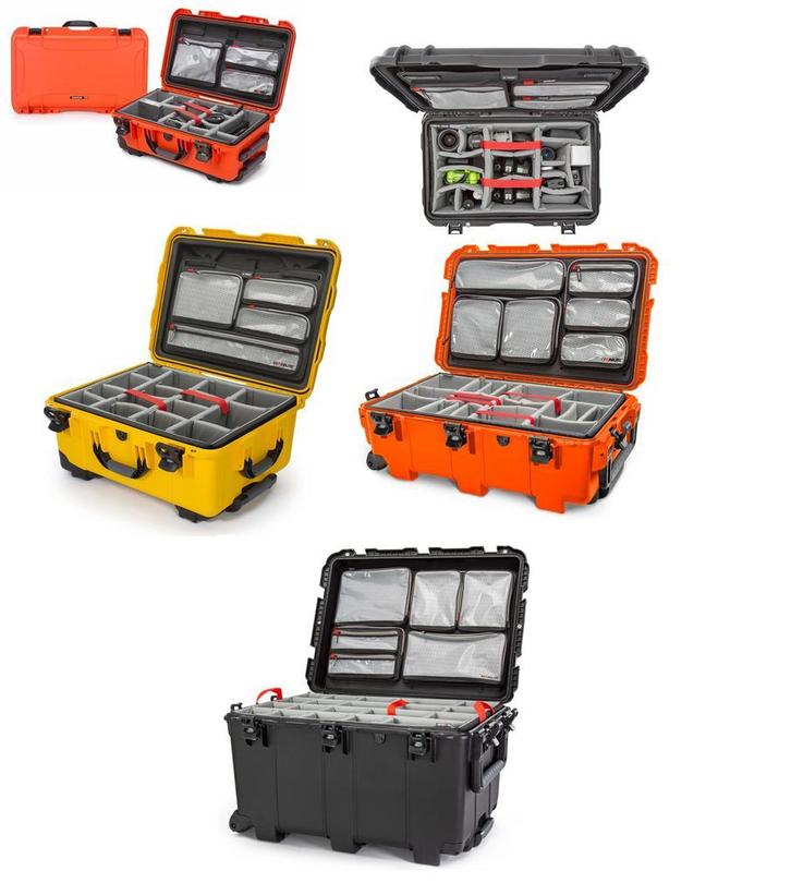 AKTIE NANUK PRO PHOTO CAMERA CASES met Trolley, Audio, Tv en Foto, Fotografie | Fototassen, Overige typen, Nieuw, Overige merken