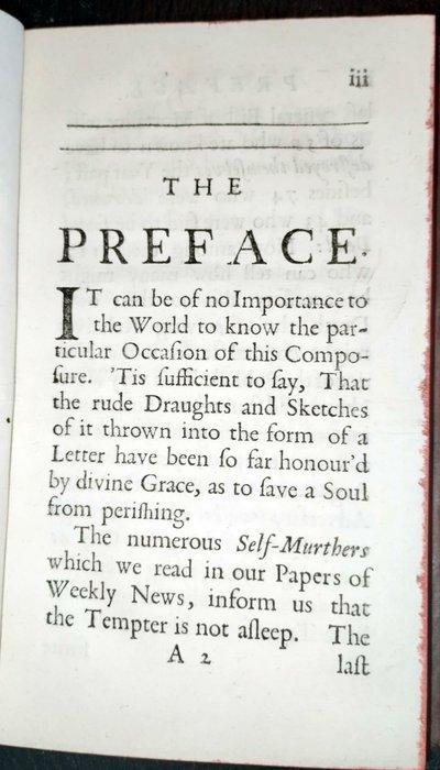 Isaac Watts - A defense against the temptation to, Antiek en Kunst, Antiek | Boeken en Bijbels