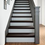 vidaXL Traptreden 2 st 80x30x2 cm massief eikenhout, Doe-het-zelf en Verbouw, Ladders en Trappen, Verzenden, Nieuw