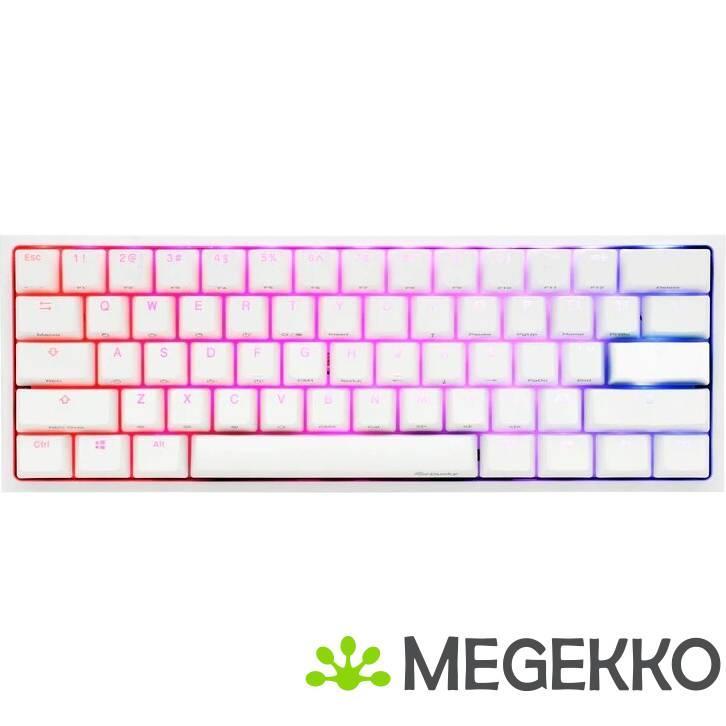 Ducky One 2 Pro Mini RGB White Edition Cherry MX Silent Red, Computers en Software, Toetsenborden, Nieuw, Verzenden