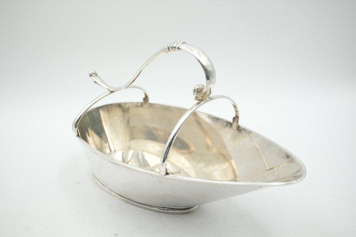 Figuur - Wine bottle holder - .925 zilver, Antiek en Kunst, Antiek | Goud en Zilver