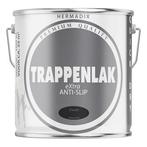 Traplak | Hermadix | 2.5 liter (Zwart, Waterbasis), Doe-het-zelf en Verbouw, Verf, Beits en Lak, Verzenden, Nieuw