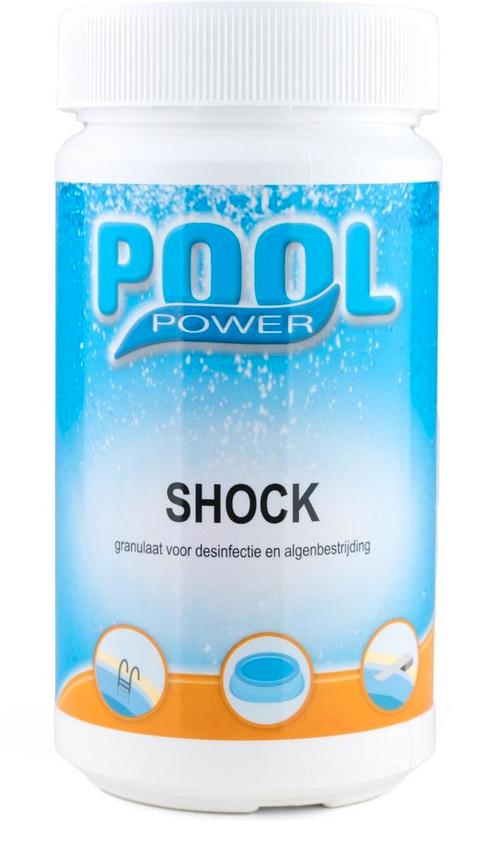 Pool Power chloorshock 1 kg, Tuin en Terras, Zwembad-toebehoren, Overige typen, Nieuw, Verzenden