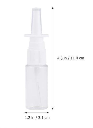 Neusspray flesje 15 ml       100 stuks, Sport en Fitness, Gezondheidsproducten en Wellness, Nieuw, Ophalen of Verzenden