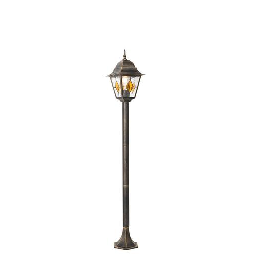 Vintage buiten lantaarn antiek goud 120 cm - Antigua, Huis en Inrichting, Lampen | Vloerlampen