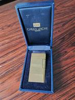 Caran dAche - Aansteker - Verguld, Goud Lijnen verticaal, Nieuw