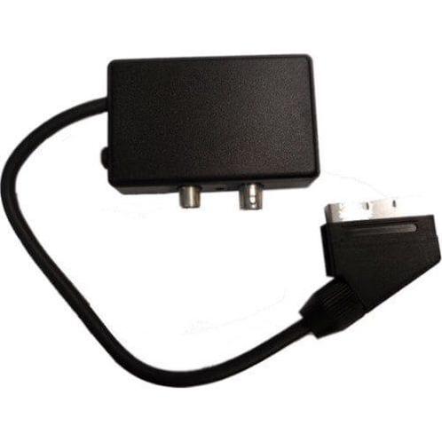 RF-modulator Scart-converter naar RF-antenne - Zwart, Audio, Tv en Foto, Audiokabels en Televisiekabels, Nieuw, Verzenden