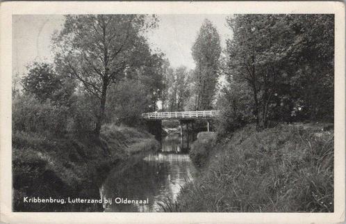 OLDENZAAL - Kribbenbrug, Lutterzand bij Oldenzaal, Verzamelen, Ansichtkaarten | Nederland, Verzenden