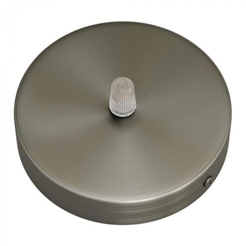 Plafondkap Geborsteld Titanium 1 uitgang, Huis en Inrichting, Lampen | Losse lampen, Ophalen of Verzenden