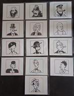 Tintin - Ensemble Complet de 39 Ex-libris N&B - Portraits, Boeken, Stripboeken, Nieuw