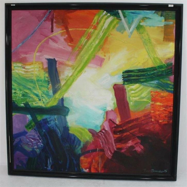 Handgeschilderd acrylverf Frans Brandsen, Zakelijke goederen, Kantoor en Winkelinrichting | Kantoormeubilair en Inrichting, Overige typen