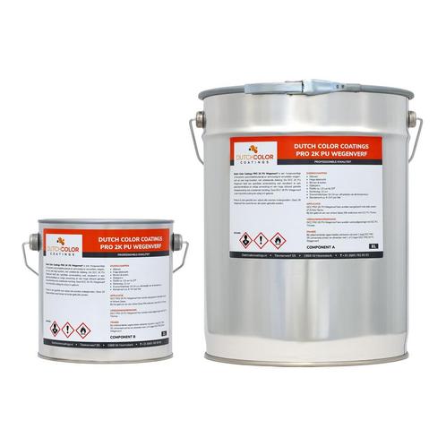 DCC PRO 2K PU Wegenverf RAL 9016 | Verkeerswit 5L, Doe-het-zelf en Verbouw, Verf, Beits en Lak, Verf, Wit, Nieuw, Minder dan 5 liter