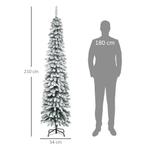 Kunstmatige Kerstboom, Besneeuwd, Slank Ontwerp, Brandwerend, Diversen, Kerst, Verzenden, Nieuw
