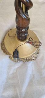 Barley twist style - Kolom vloerlamp - Hout, Messing, Metaal, Antiek en Kunst