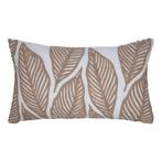 Lilou Kussen bladeren roze 30x50cm, Verzenden, Nieuw