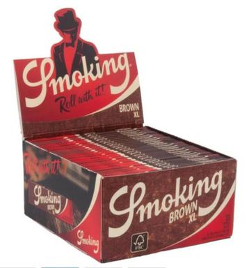 Smoking Brown King Size XL display (50 stuks) beschikbaar voor biedingen