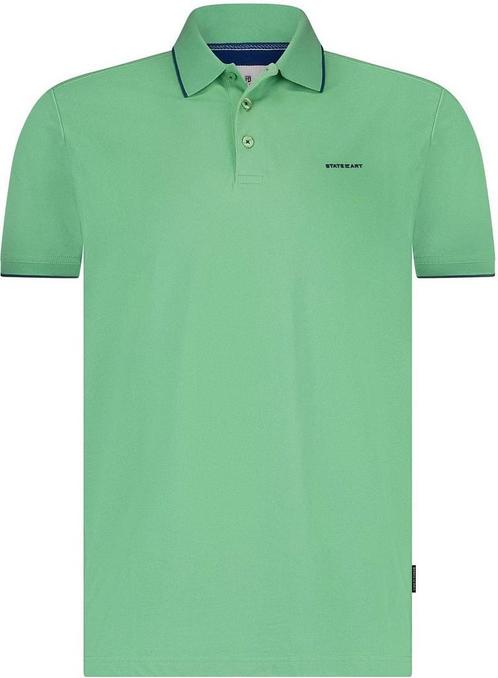 State of Art Poloshirt Piqué Lichtgroen maat 4XL Heren, Kleding | Heren, Polo's, Groen, Nieuw, Verzenden