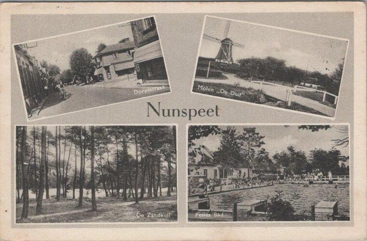 NUNSPEET - Meerluik Nunspeet, Verzamelen, Ansichtkaarten | Nederland, Verzenden