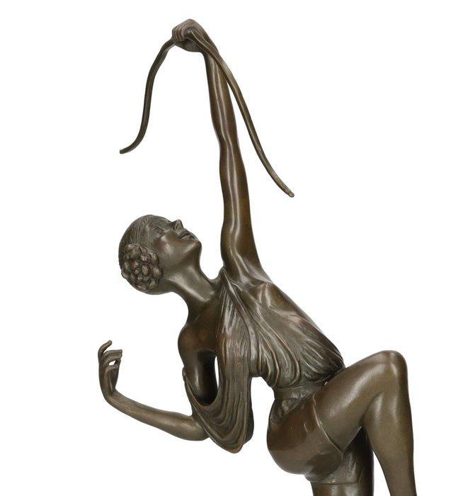 Beeldje - Brons, Marmer, Antiek en Kunst, Curiosa en Brocante