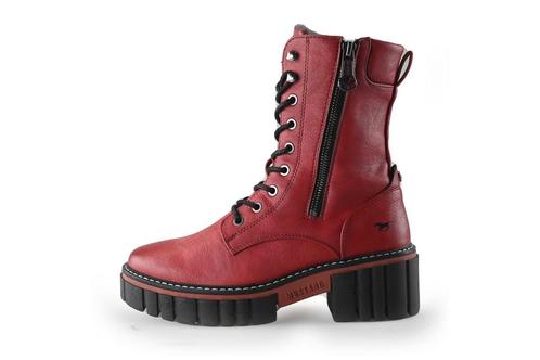 Mustang Enkellaarzen in maat 39 Rood | 10% extra korting, Kleding | Dames, Schoenen, Rood, Zo goed als nieuw, Lage of Enkellaarzen