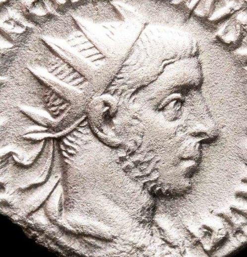 Romeinse Rijk. Volusian (AD 251-253). Denarius Rome - PIETAS, Postzegels en Munten, Munten | Europa | Niet-Euromunten