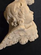 sculptuur, Coppia Cherubini Alati in Marmo XVIII - 25 cm -, Antiek en Kunst