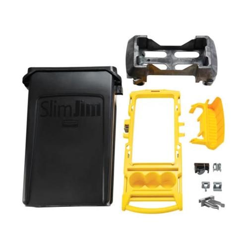 Rubbermaid Schoonmaakkar Slim Jim met Pulse Clip 87 L, Doe-het-zelf en Verbouw, Transportwagens, Nieuw, Verzenden