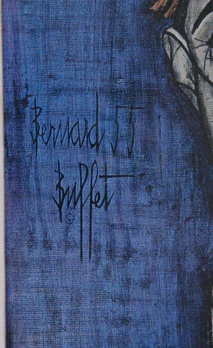 Bernard Buffet (1928-1999) - Le Clown au fond bleu, Antiek en Kunst, Antiek | Overige Antiek