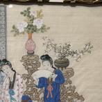 hofscene - Onbekende kunstenaar - China - Qing Dynastie, Antiek en Kunst