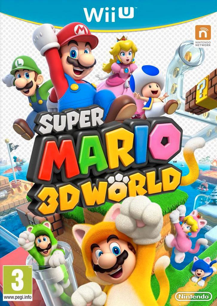 Wii U Super Mario 3D World, Spelcomputers en Games, Spelcomputers | Nintendo Wii U, Zo goed als nieuw, Verzenden