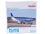 Schaal 1:500 Herpa 508490 mbmi - british midland Airbus A..., Hobby en Vrije tijd, Ophalen of Verzenden, Zo goed als nieuw