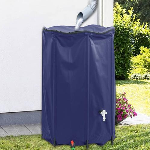 vidaXL Watertank met kraan opvouwbaar 1000 L PVC, Tuin en Terras, Tuinslangen, Nieuw, Verzenden