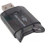 USB Card Kaartlezer Schrijver voor MMC SD Zwart, Nieuw, Verzenden