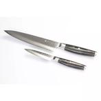 Yaxell KETU – 2-delige Messenset – SG2 Staal – Koksmes, Ophalen of Verzenden, Nieuw, Hout, Bestekset