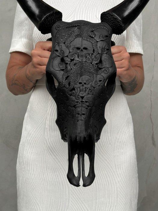 Geen minimumprijs - Authentiek met de hand gesneden zwart, Verzamelen, Dierenverzamelingen